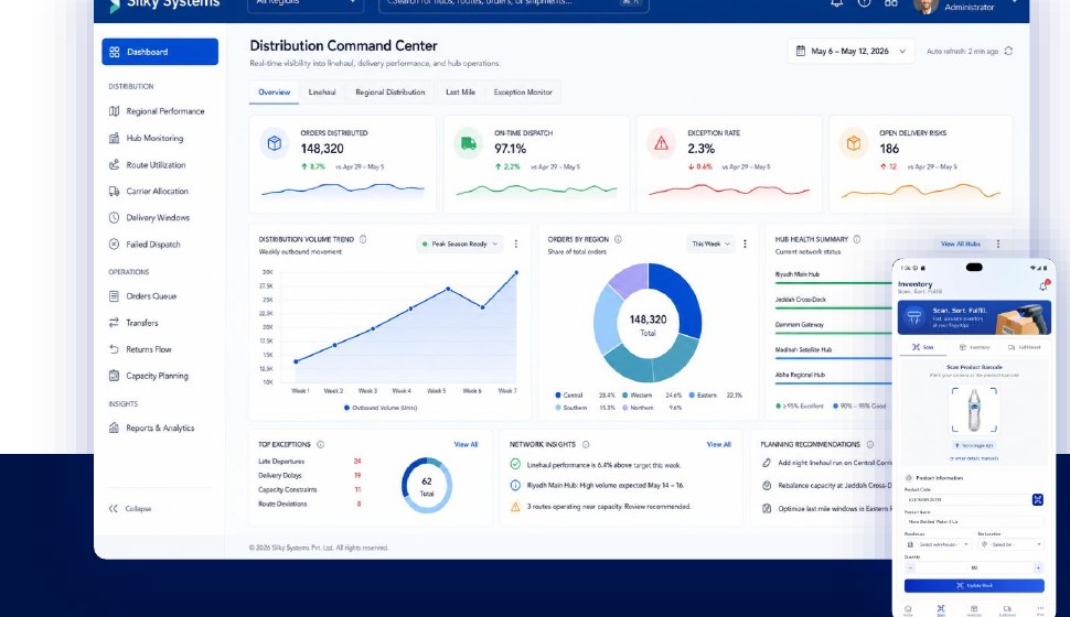 Distribution OS dashboard