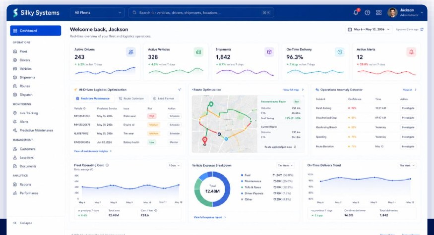 Logistics OS dashboard