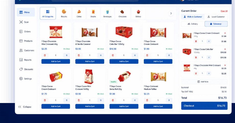 Retail OS dashboard