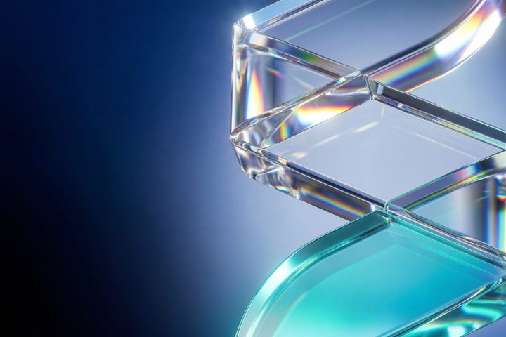 Abstract crystal visual representing the Silky operating layer